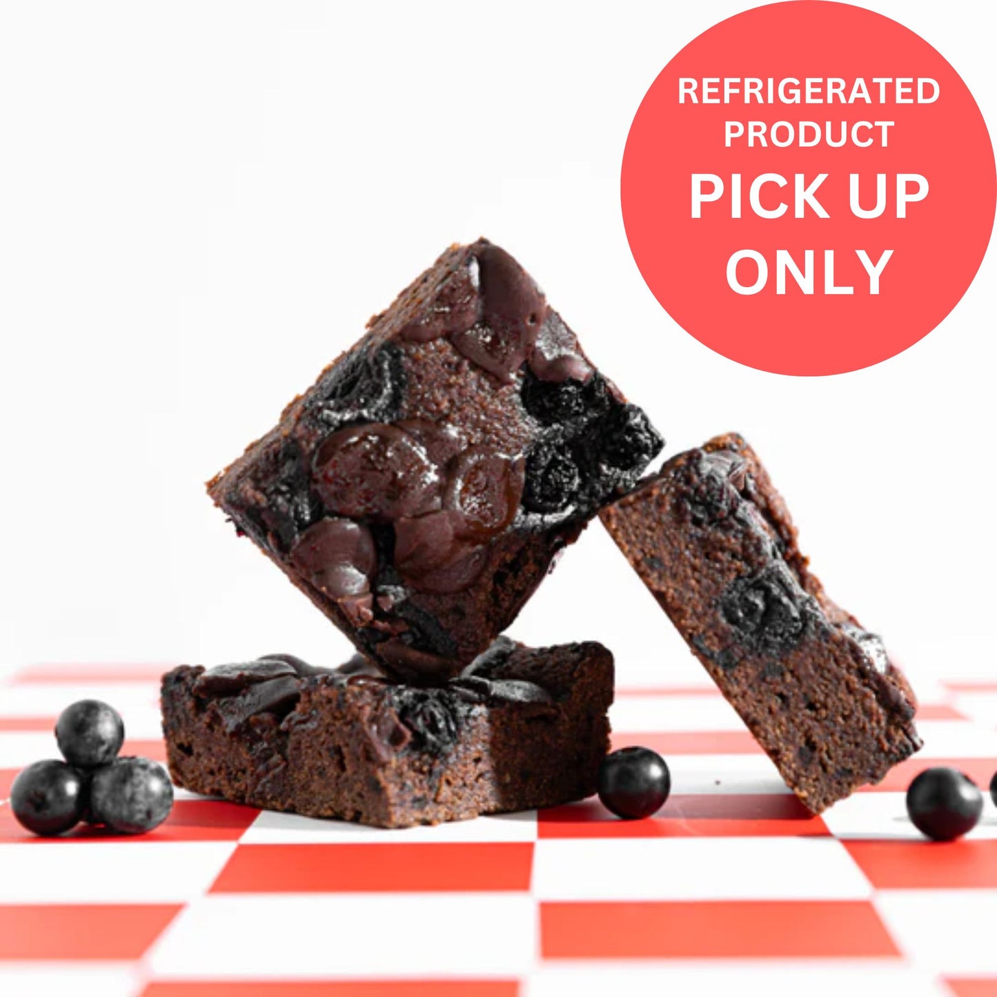 KETO - Blueberry Brownie - snack from Badass Brownies - Gets yours for $7.50! Shop now at The Riverside Pantry
