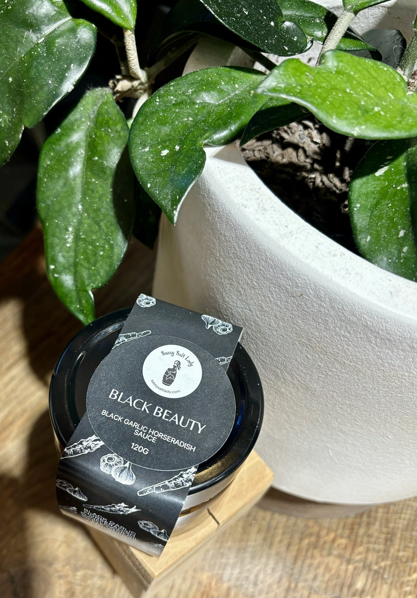 Black Beauty Sauce - condiment from Sassy Salt Lady - Gets yours for $25! Shop now at The Riverside Pantry