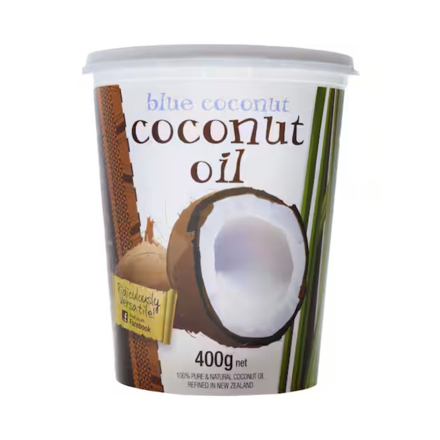 Blue Coconut Oil - 400g - oil from Riverside Butchery - Gets yours for $10! Shop now at The Riverside Pantry