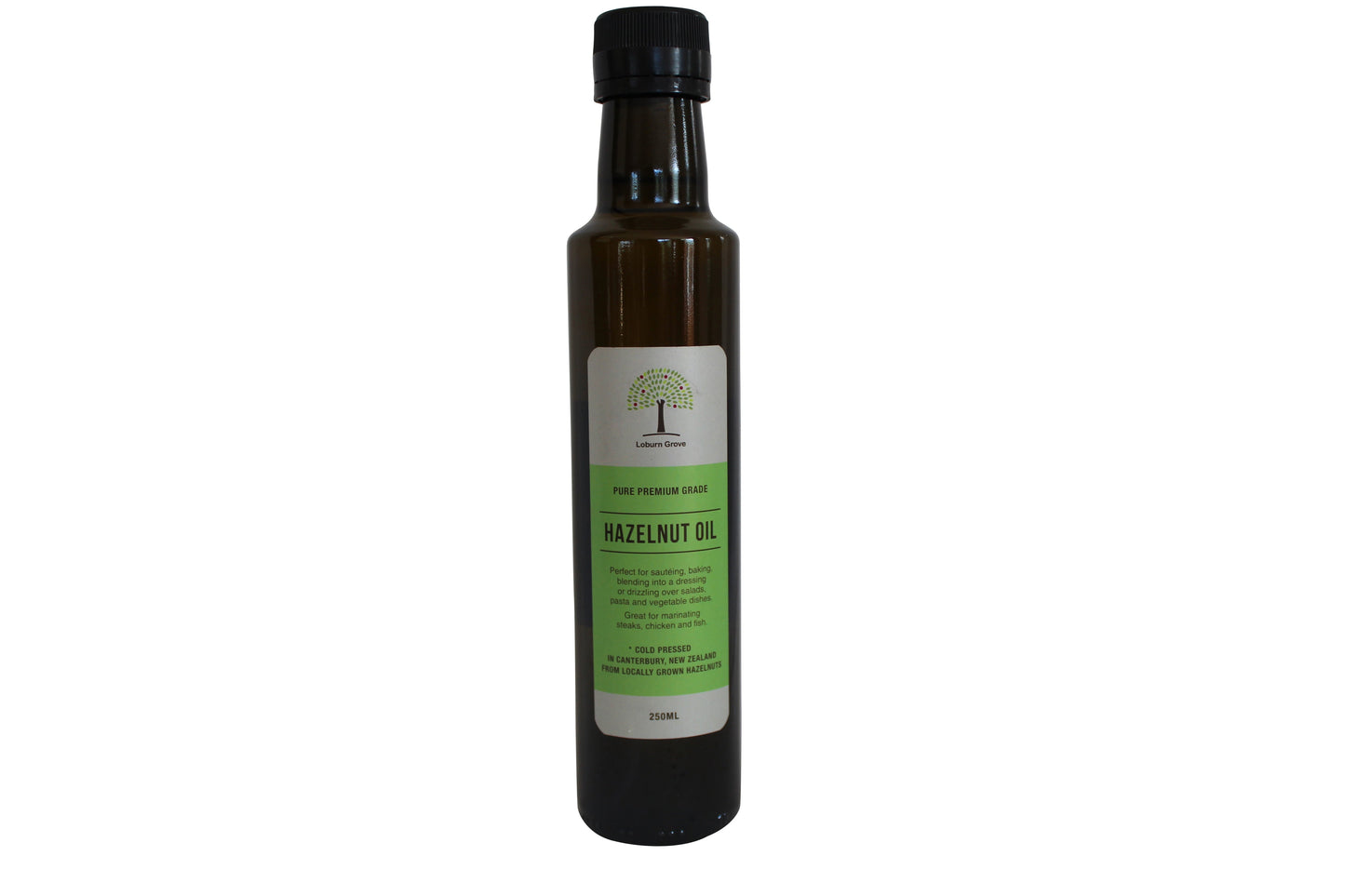 Hazelnut Oil 250ml - oil from Loburn Grove - Gets yours for $25! Shop now at The Riverside Pantry