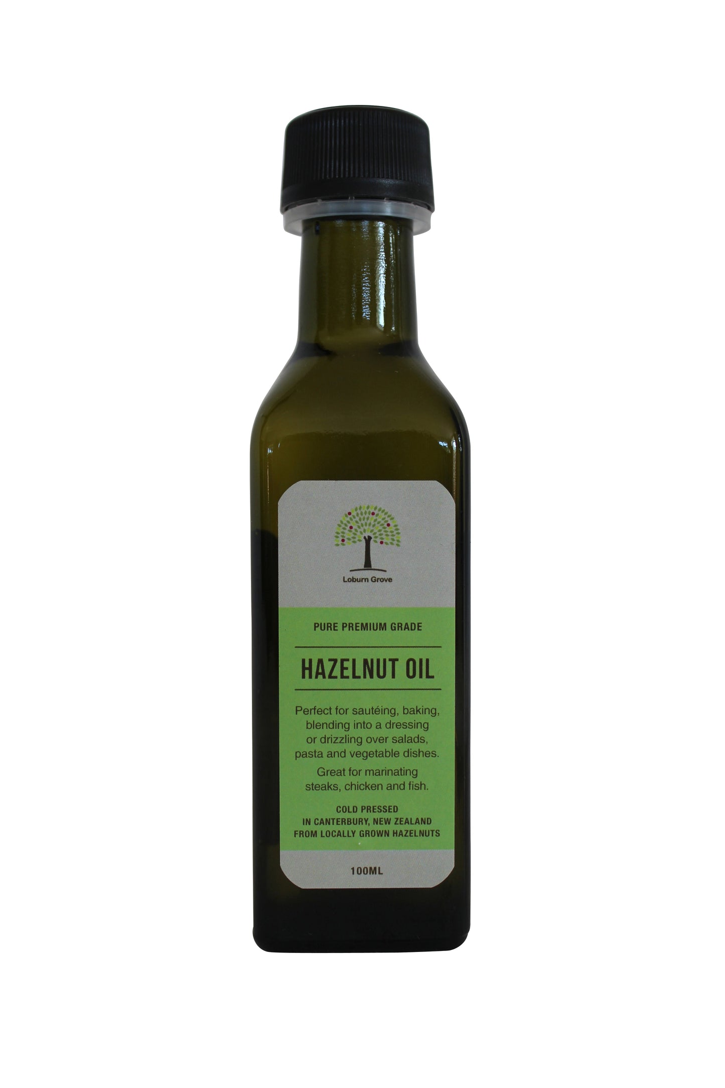 Hazelnut Oil 100ml - oil from Loburn Grove - Gets yours for $13.50! Shop now at The Riverside Pantry