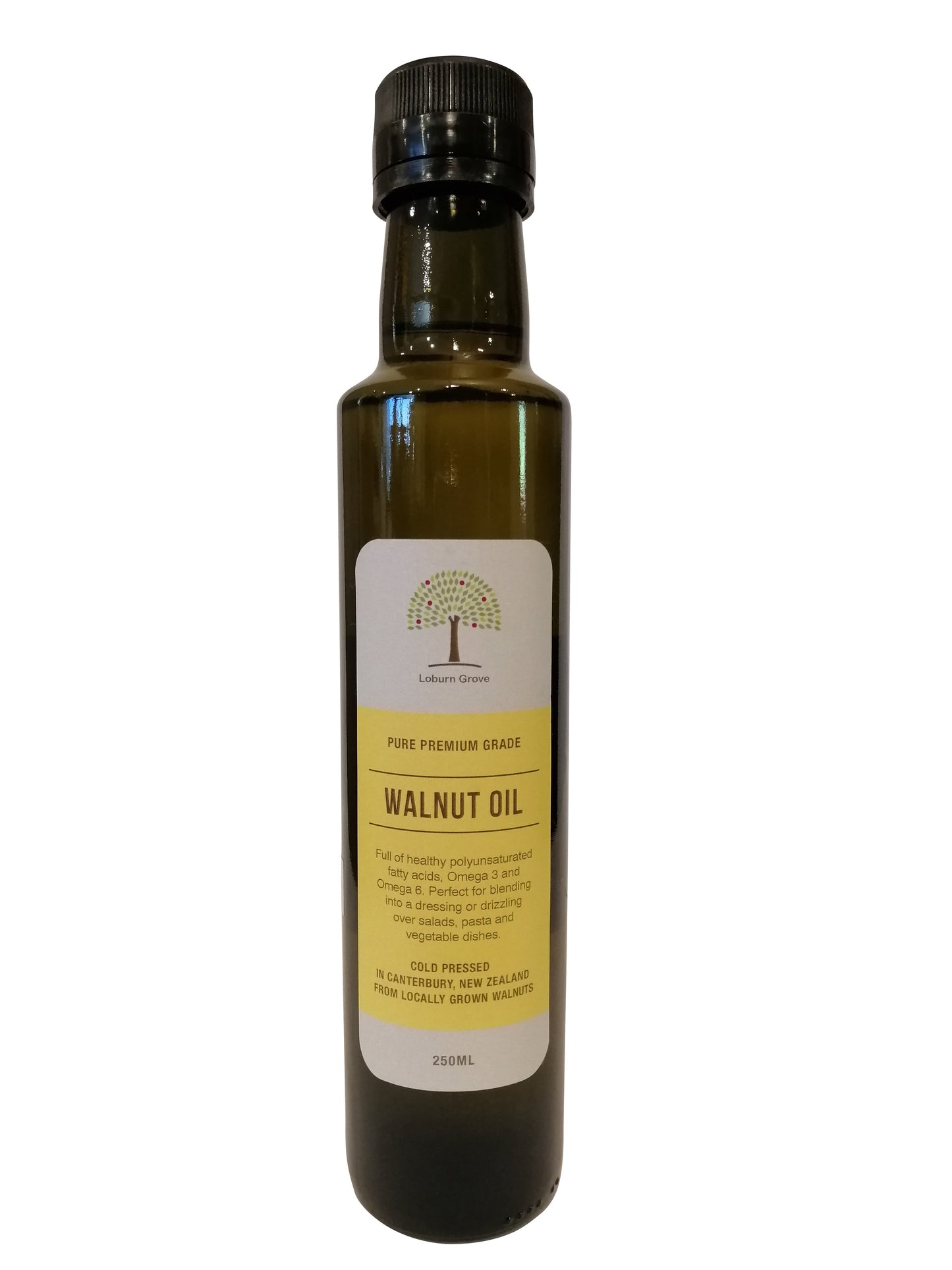 Walnut Oil 250ml - oil from Loburn Grove - Gets yours for $25! Shop now at The Riverside Pantry