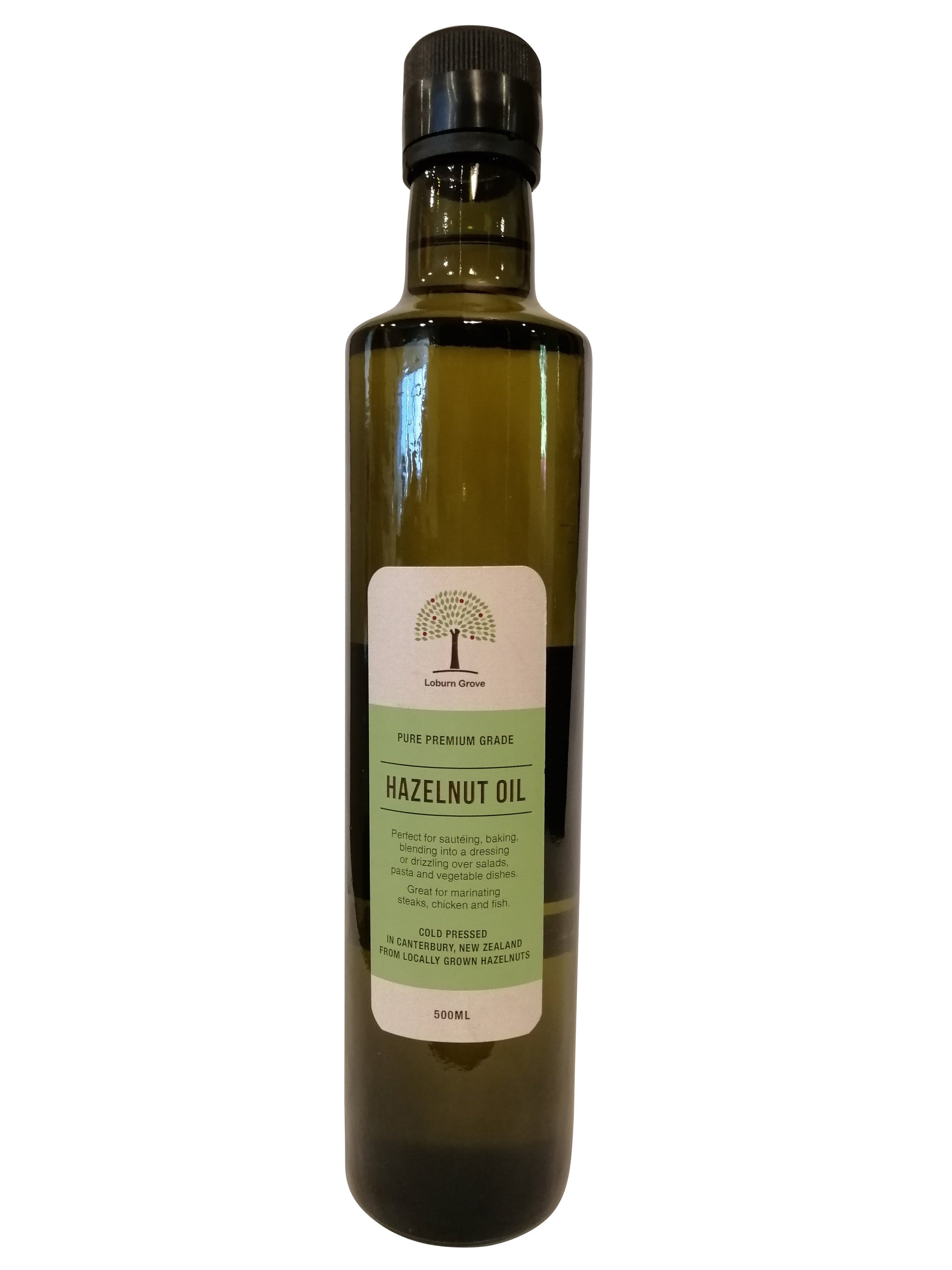 Hazelnut Oil 500ml - oil from Loburn Grove - Gets yours for $40! Shop now at The Riverside Pantry