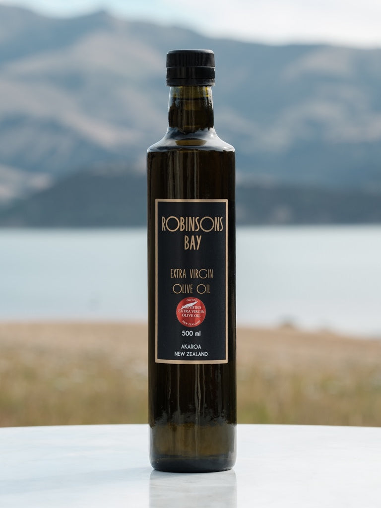 Extra Virgin Olive Oil 500ml - oil from Robinsons Bay - Gets yours for $41! Shop now at The Riverside Pantry
