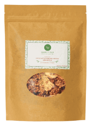Spiced Apple and Buckwheat Grawnola - cereal from Make It Raw - Gets yours for $14! Shop now at The Riverside Pantry