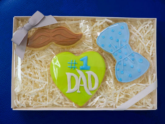 #1 Dad Vanilla Cookie Gift Box