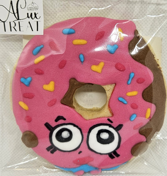 Pretty Pink Donut Cookie - snack from Alux Treat - Gets yours for $6.50! Shop now at The Riverside Pantry