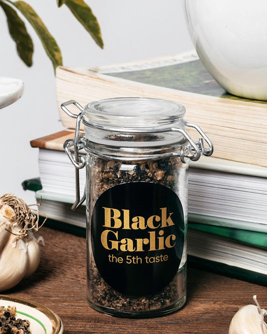 Black Garlic Salt - condiment from Sassy Salt Lady - Gets yours for $30! Shop now at The Riverside Pantry