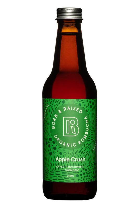 Kombucha - Apple Crush 328ml  (PICK UP ONLY) - beverage from Born & Raised - Gets yours for $4.49! Shop now at The Riverside Pantry
