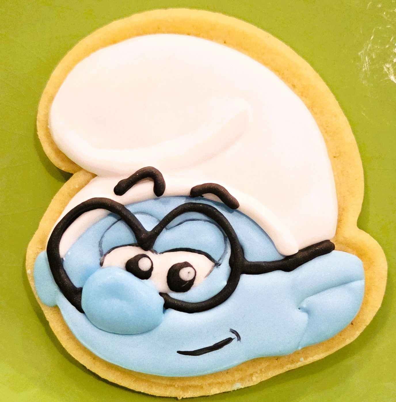 Smurf Vanilla Cookie - Brainy