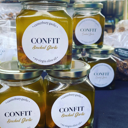 CONFIT Smoked Garlic - condiment from Sassy Salt Lady - Gets yours for $15! Shop now at The Riverside Pantry