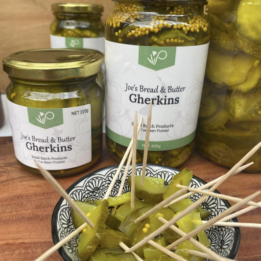 Gherkins Bread & Butter - Md - condiment from I've Been Pickled - Gets yours for $12! Shop now at The Riverside Pantry