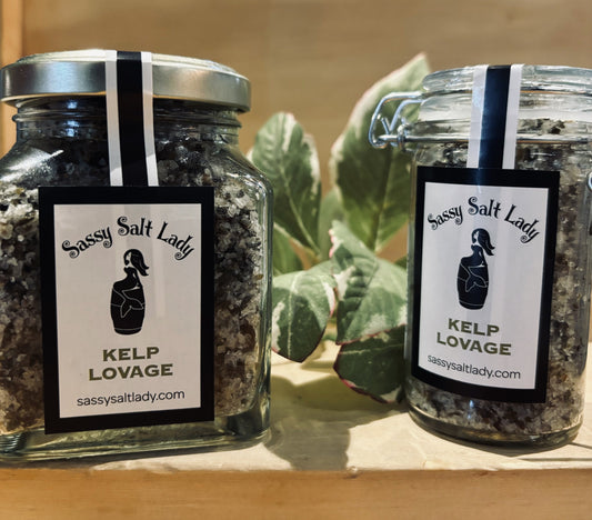 Kelp / Lovage Salt Blend - condiment from Sassy Salt Lady - Gets yours for $12! Shop now at The Riverside Pantry