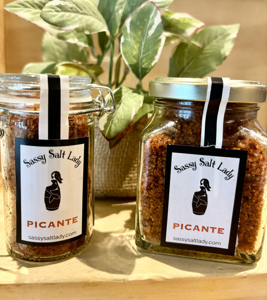 Picante Salt Blend - condiment from Sassy Salt Lady - Gets yours for $14! Shop now at The Riverside Pantry