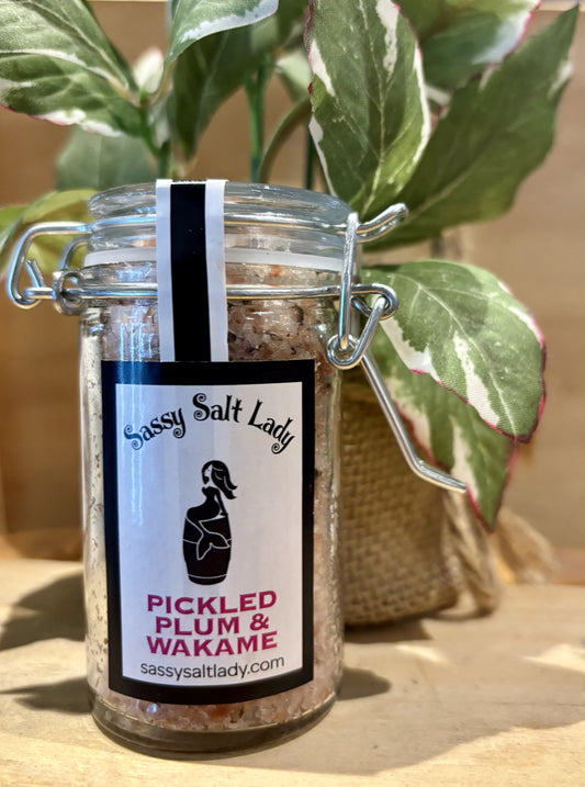 Pickled Plum & Wakame Salt Blend - condiment from Sassy Salt Lady - Gets yours for $14! Shop now at The Riverside Pantry