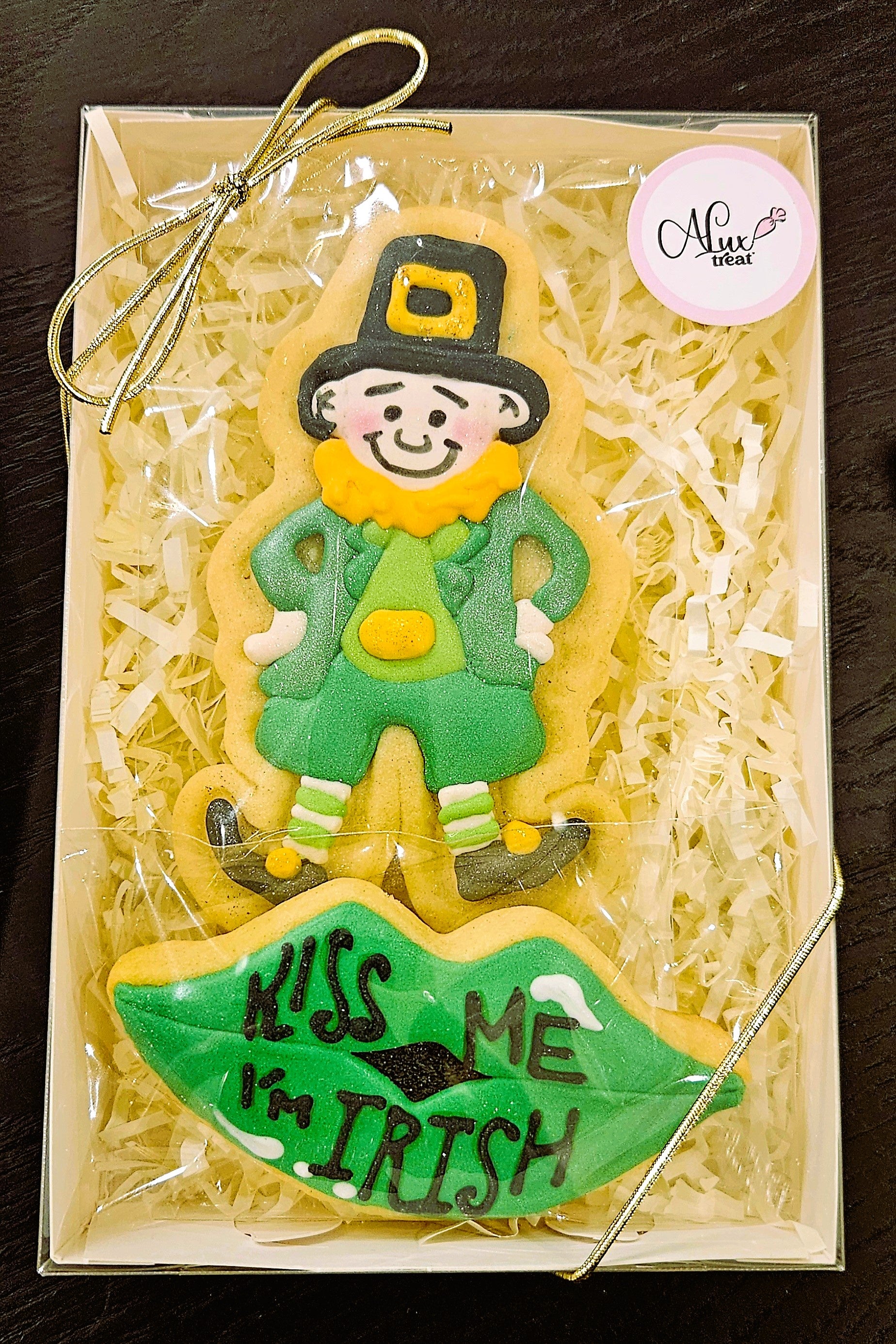 Leprechaun Vanilla Cookie Gift Pack - snack from Alux Treat - Gets yours for $12! Shop now at The Riverside Pantry