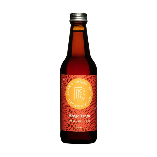 Kombucha - Mango Tango 328ml  (PICK UP ONLY) - beverage from Born & Raised - Gets yours for $4.49! Shop now at The Riverside Pantry