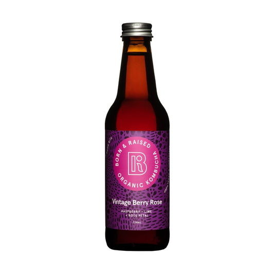 Kombucha - Vintage Berry Rose 328ml  (PICK UP ONLY) - beverage from Born & Raised - Gets yours for $4.49! Shop now at The Riverside Pantry