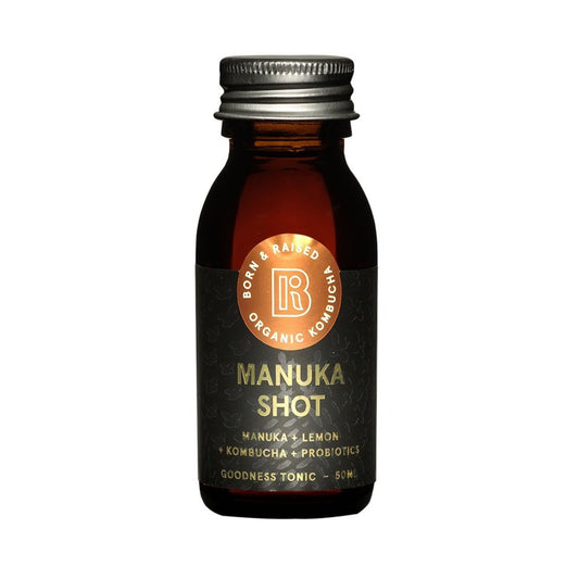 Kombucha - Manuka Shot 50ml  (PICK UP ONLY) - beverage from Born & Raised - Gets yours for $4.99! Shop now at The Riverside Pantry