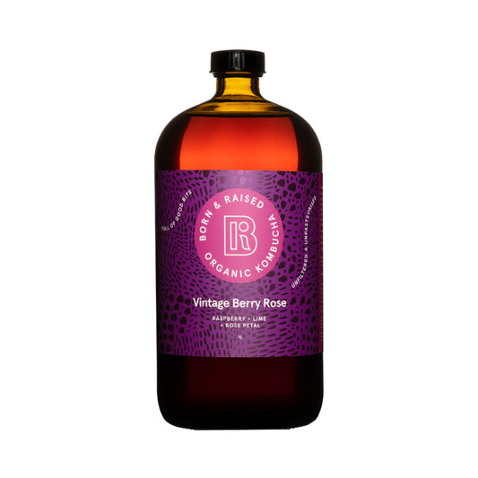 Kombucha - Vintage Berry Rose 1L  (PICK UP ONLY) - beverage from Born & Raised - Gets yours for $11.99! Shop now at The Riverside Pantry
