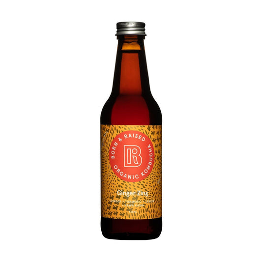 Kombucha - Ginger Zing 328ml  (PICK UP ONLY) - beverage from Born & Raised - Gets yours for $4.49! Shop now at The Riverside Pantry