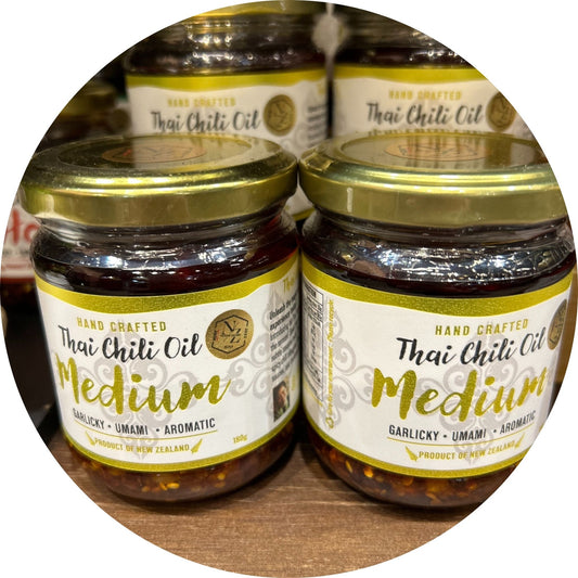 Thai Chilli Oil (Medium) - oil from Envy Thai - Gets yours for $12! Shop now at The Riverside Pantry