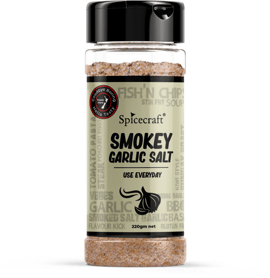 Smokey Garlic Salt - condiment from Spicecraft - Gets yours for $12! Shop now at The Riverside Pantry