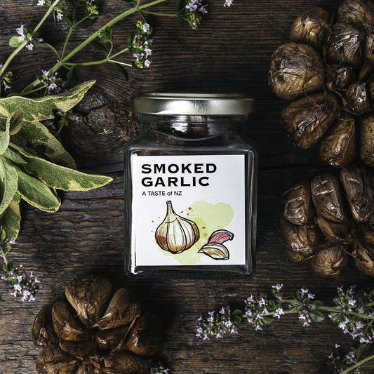 Smoked Garlic Cloves - condiment from Sassy Salt Lady - Gets yours for $15! Shop now at The Riverside Pantry
