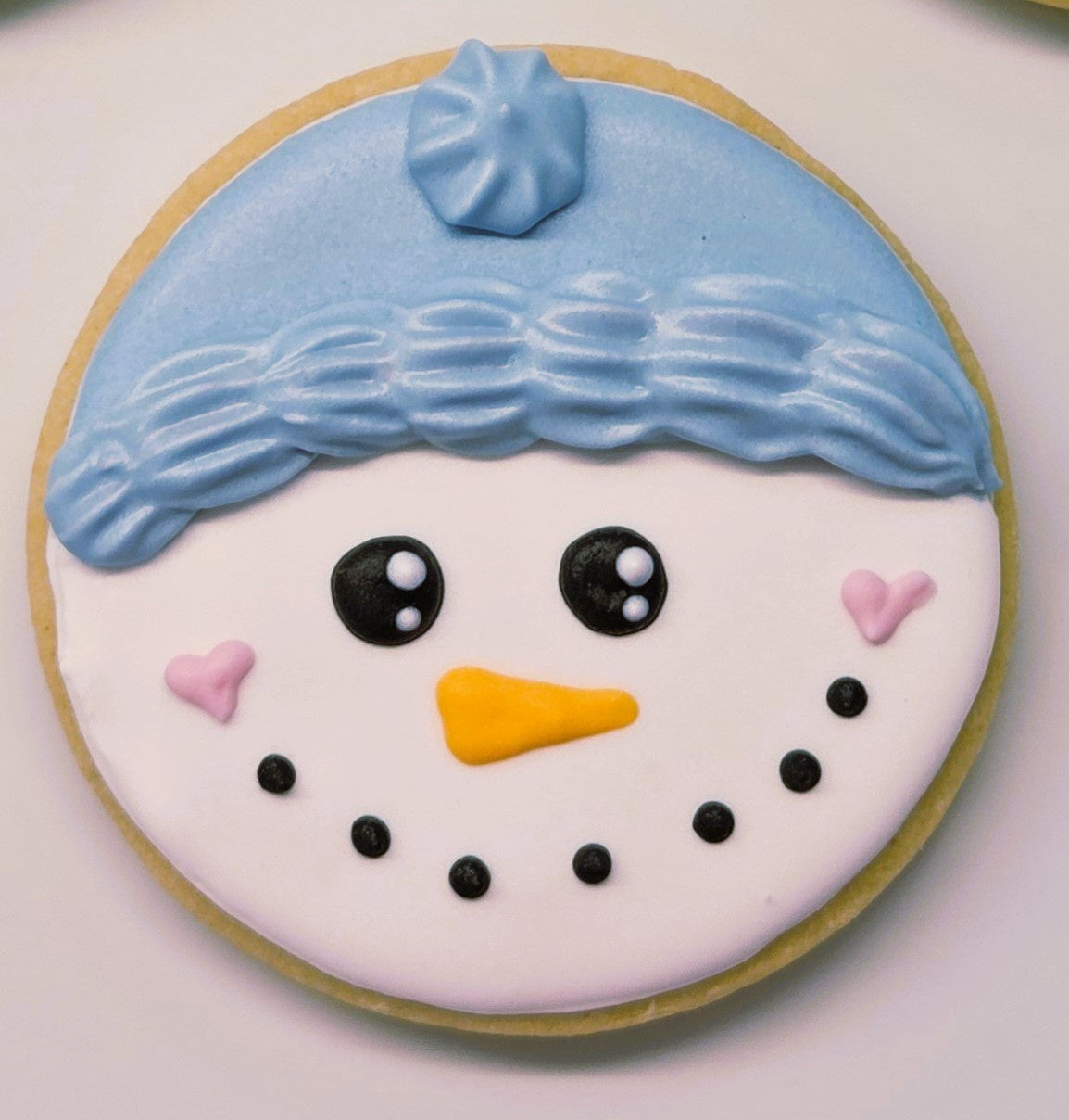 Snowman with beanie