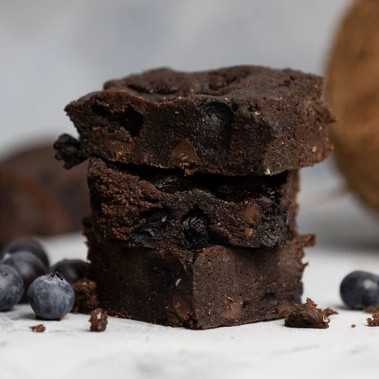 Blueberry Brownie -  KETO (PICK UP ONLY) - snack from Badass Brownies - Gets yours for $6.50! Shop now at The Riverside Pantry