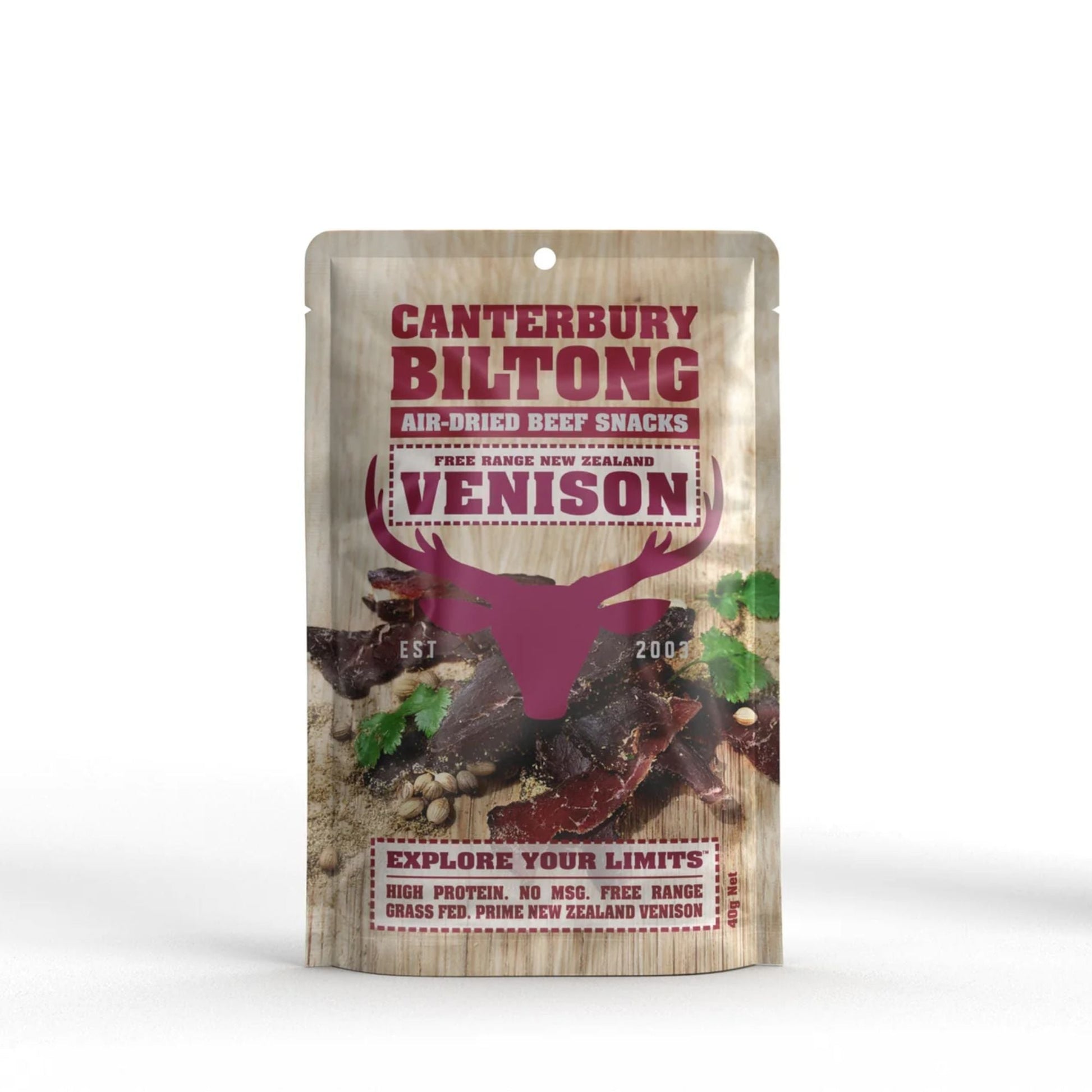 Canterbury Biltong - snack from Riverside Butchery - Gets yours for $6! Shop now at The Riverside Pantry