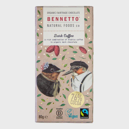 Dark Coffee 80g - snack from Bennetto - Gets yours for $7! Shop now at The Riverside Pantry