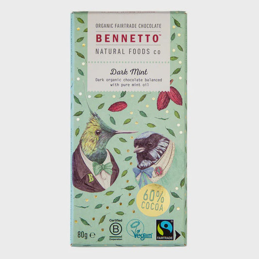Dark Mint 80g - snack from Bennetto - Gets yours for $7! Shop now at The Riverside Pantry