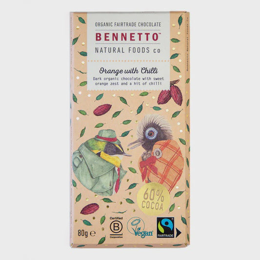 Orange with Chilli 80g - snack from Bennetto - Gets yours for $7! Shop now at The Riverside Pantry