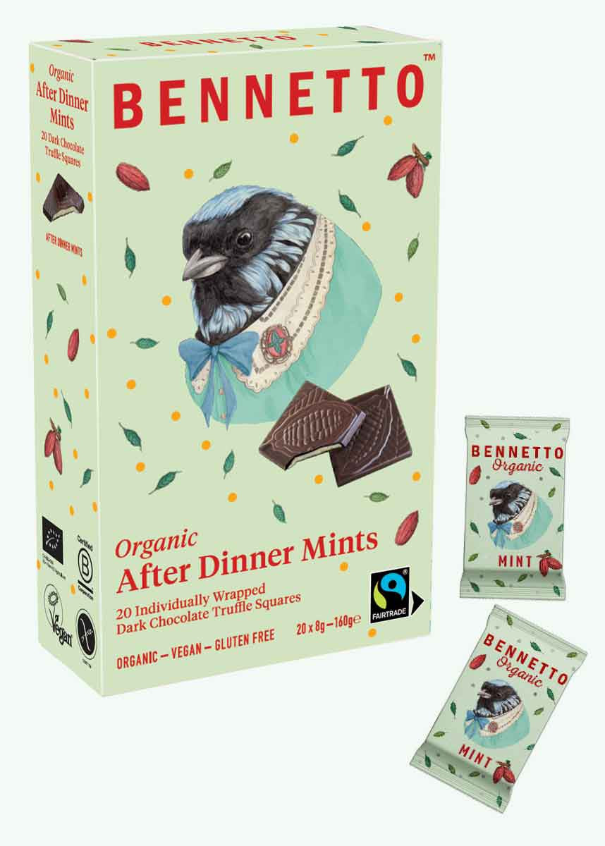 Truffle Filled Squares - After Dinner Mint - confectionery from Bennetto - Gets yours for $18! Shop now at The Riverside Pantry