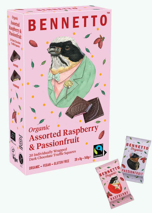 Truffle Filled Squares - Raspberry - confectionery from Bennetto - Gets yours for $18! Shop now at The Riverside Pantry