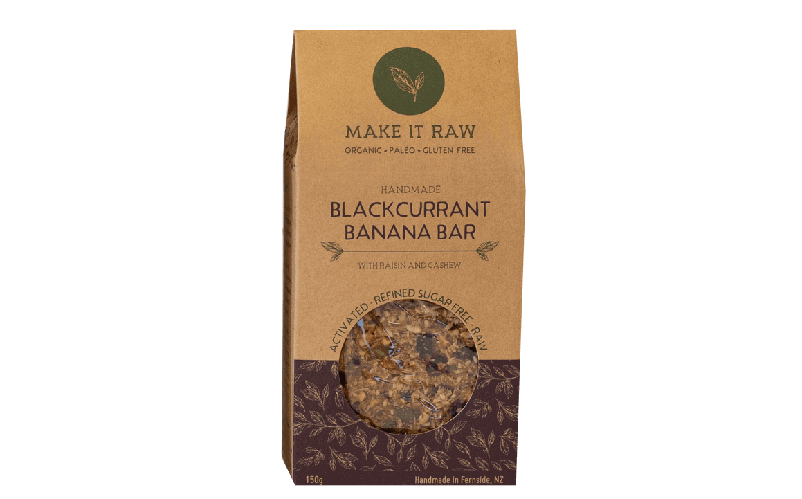 Blackcurrant Banana Bar | Make It Raw at The Riverside Pantry