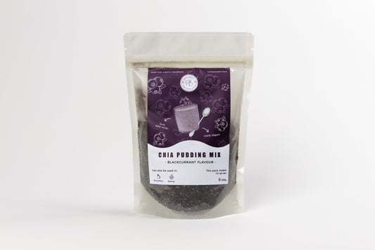 Blackcurrant Chia Pudding Mix - pantry from Plant Basics - Gets yours for $24.90! Shop now at The Riverside Pantry