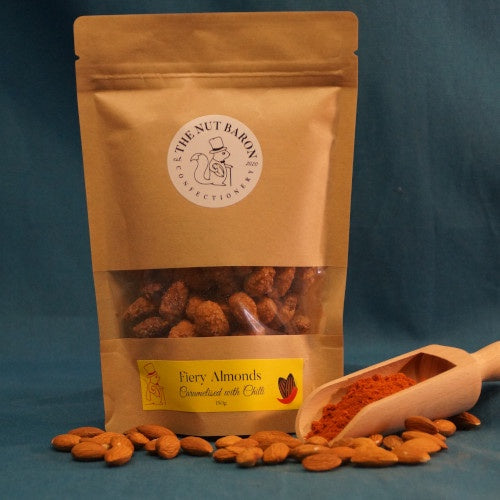 Fiery Almonds - confectionery from Nut Baron - Gets yours for $9.90! Shop now at The Riverside Pantry