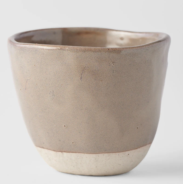 Brown Lopsided Tea Cup - Teaware from Ti Ani - Wild & Organic Tea - Gets yours for $18.90! Shop now at The Riverside Pantry