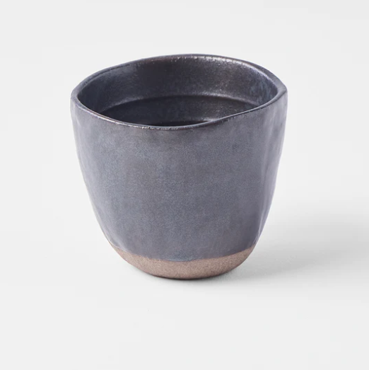 Black Lopsided Tea Cup - beverage from Ti Ani - Wild & Organic Tea - Gets yours for $18.90! Shop now at The Riverside Pantry