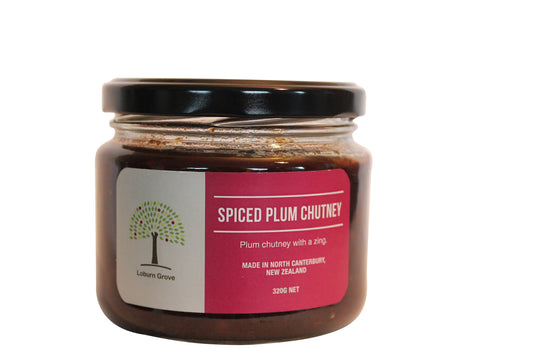 Spiced Plum Chutney 320g - condiment from Loburn Grove - Gets yours for $13.50! Shop now at The Riverside Pantry