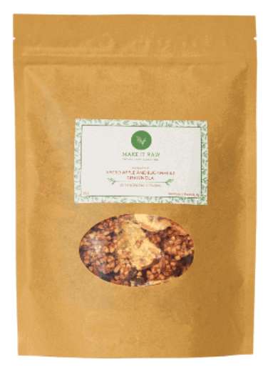 Spiced Apple and Buckwheat Grawnola - cereal from Make It Raw - Gets yours for $14.00! Shop now at The Riverside Pantry