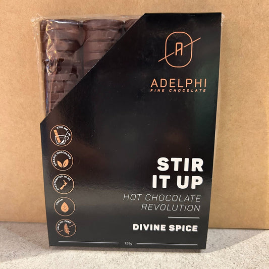 Stir it Up Divine Spice - beverage from Adelphi Fine Chocolate - Gets yours for $14.00! Shop now at The Riverside Pantry