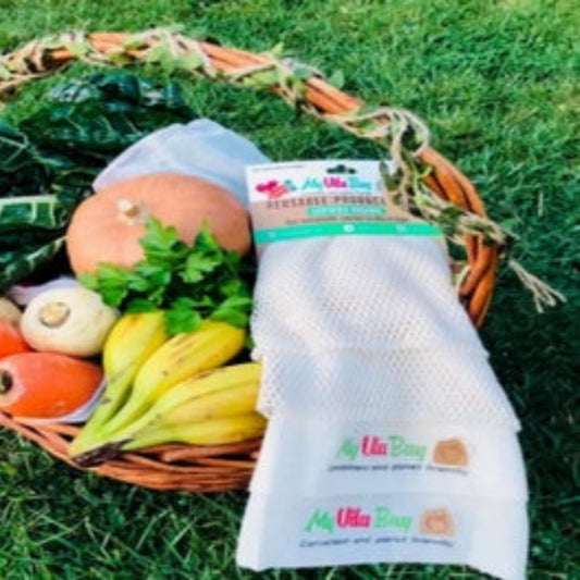 4pk Large Reusable Produce Bags - eco from My Eco Vita - Gets yours for $10.00! Shop now at The Riverside Pantry