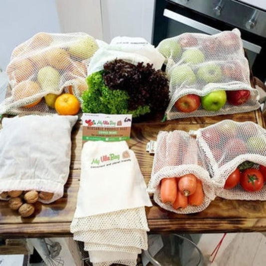 4pk Small Produce bags - eco from My Eco Vita - Gets yours for $10.00! Shop now at The Riverside Pantry