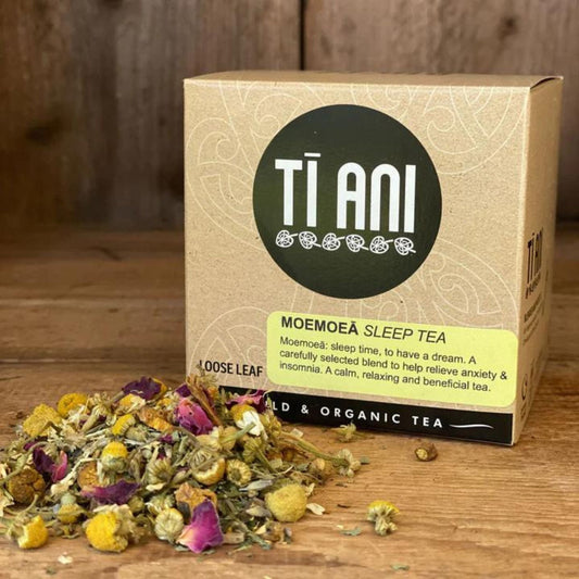 Moemoea Sleep Time Tea - beverage from Ti Ani - Wild & Organic Tea - Gets yours for $5.00! Shop now at The Riverside Pantry