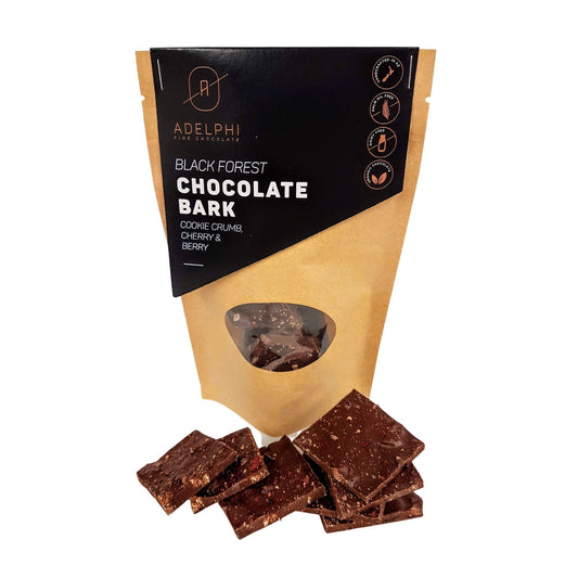 Chocolate Bark Black Forest - confectionery from Adelphi Fine Chocolate - Gets yours for $12.50! Shop now at The Riverside Pantry