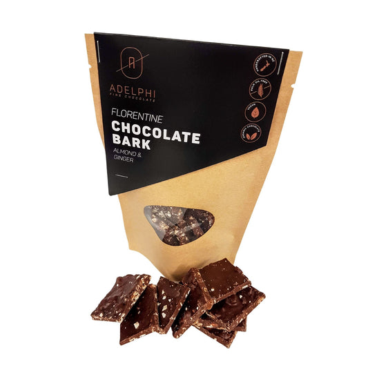 Chocolate Bark Florentine - confectionery from Adelphi Fine Chocolate - Gets yours for $12.50! Shop now at The Riverside Pantry
